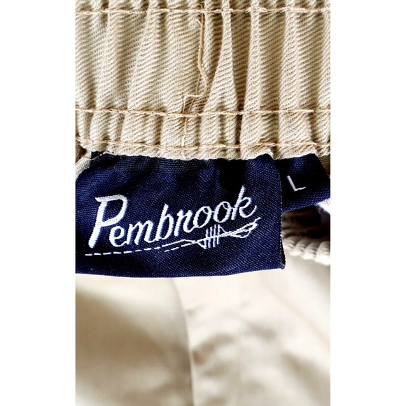 Pembrook Capri Pant High Rise Womens L Brown STRETCH WAIST: 30-33 INCHES Pockets - Picture 6 of 7